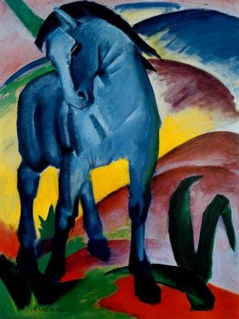 Blue Horse I Franz Marc