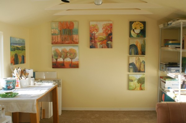 Completed studio interior