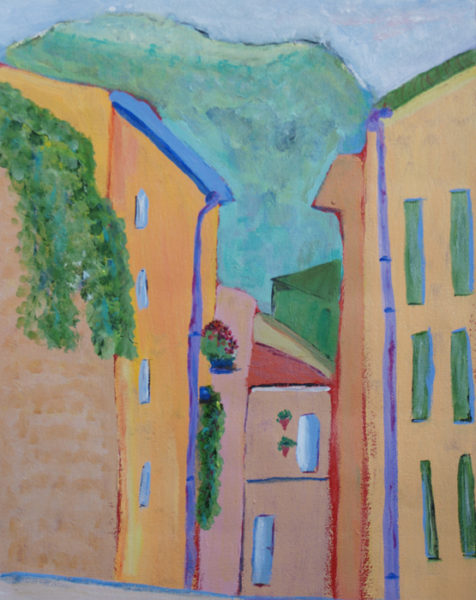 painting showing exposure to Fauvism